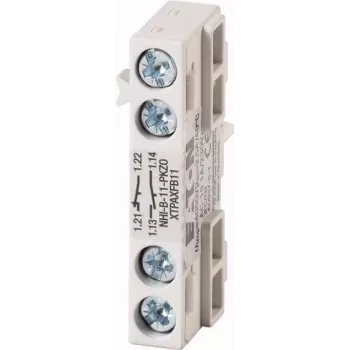 Eaton NHI-B-11-PKZ0 Hilfskontaktblock, 1NO+1NC, Weiß, für PKZ0 208277