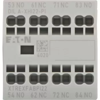 Eaton DILA-XHI22-PI Hilfskontaktblock, 2NO+2NC, 4A, Frontmontage 199319