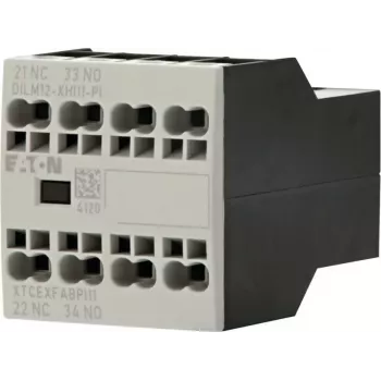 Eaton DILM12-XHI11 Hilfskontaktblock, 1NO+1NC, Frontmontage, Schraubklemmen 199456