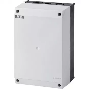 Eaton Flanschgehäuse unten schwarz/oben weiß 160 x 240 mm PC IP65 mit DIN-Schiene (CI-K 4-125-TS)