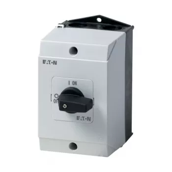 Eaton T0-1-8200/I1 Drehschalter, 1-polig, 20A, 690V, EIN-AUS, Schwarz/Weiß 207074