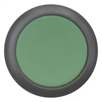Eaton M22S-D-G Drucktaster-Antrieb, bündig, tastend, grüner Taster, schwarzer Kunststoffkragen, 22,5 mm, IP66/IP67/IP69 216597