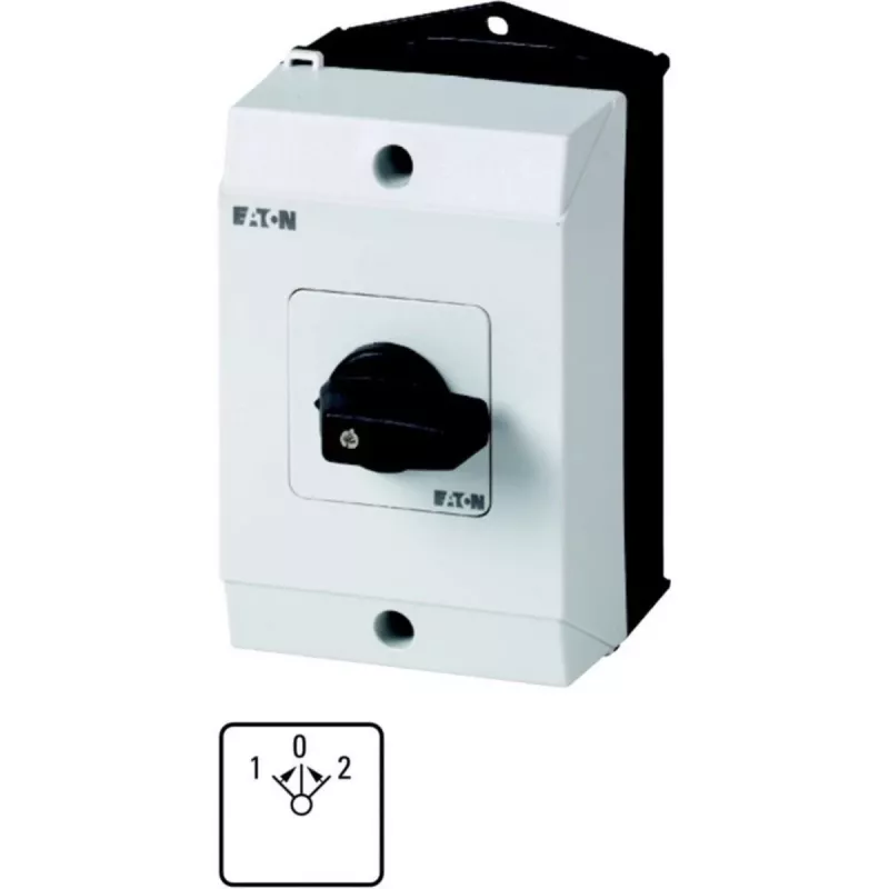 Eaton T0-3-8228/I1 Elektroschalter, 3-polig, Schwarz/Weiß 207125