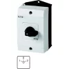 Eaton T0-3-8401/I1 3-poliger Nockenschalter, 20 A, schwarzer Kipphebel, Frontplattenmontage 207132