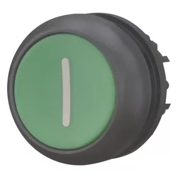 Eaton M22S-D-G-X1 Flacher Drucktaster, grün, 22,5 mm, Momentary, IP66/IP67/IP69K 216608