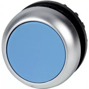 Eaton M22-DR-B Drucktaster-Antrieb, Blau, verchromter Kunststoff, Momentkontakt, 22,5 mm Montage 216623