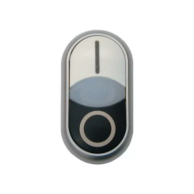 Eaton M22S-DDL-W Doppel-Drucktaster-Antrieb, beleuchtet, weiß 216707