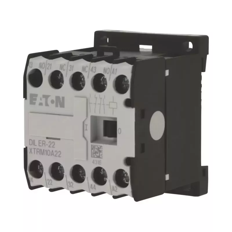 Eaton DILER-22 Mini-Schütz, 4-polig, 2NO+2NC, 24 V AC Spule 010344