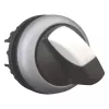Eaton M22-WKV Drehwahlschalter, Knebel, V-Stellung, rastend, IP66, Schwarz/Grau 216874