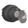Eaton M22S-WRS3 Schlüsselbetätigter Wahlschalter, 3-Positionen, Rastend, Schwarz 216901