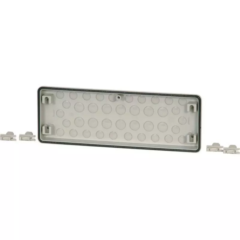 Eaton FL4-2 Schaltschrankflansch, grauer Kunststoff, 329 x 23 x 116 mm 014863