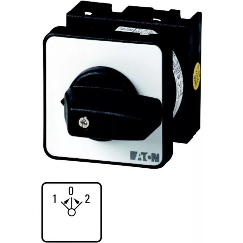 Eaton T0-3-8228/E 3-poliger Nockenschalter, 20 A, EIN-AUS, Schwarz 015112