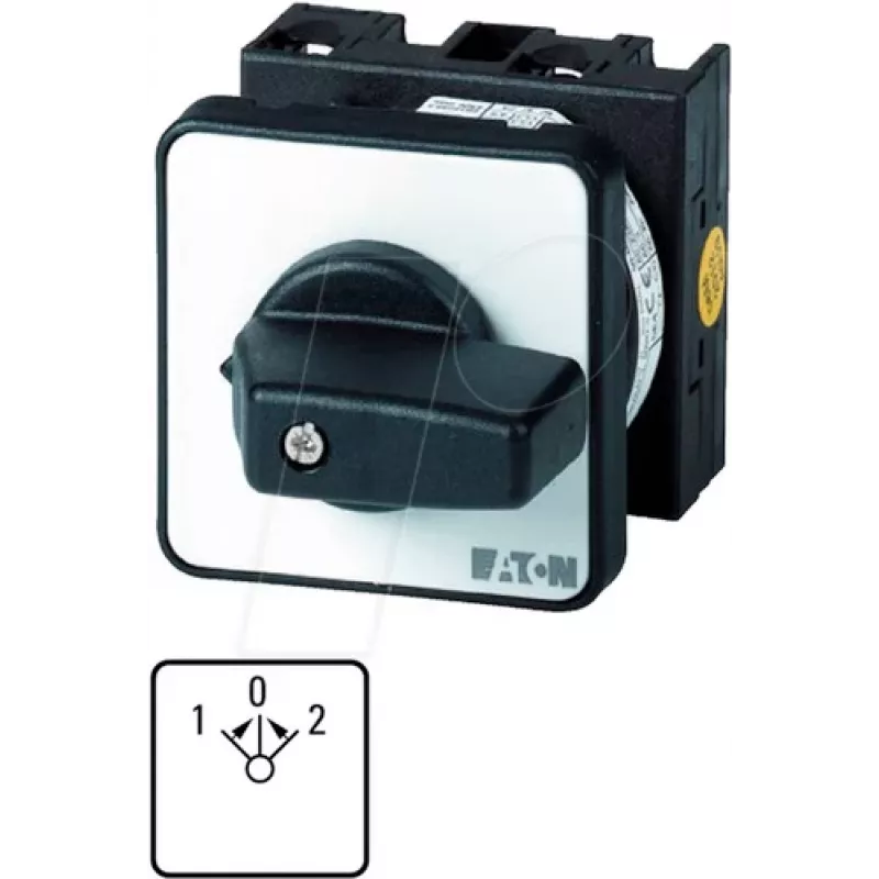 Eaton T0-3-8228/E 3-poliger Nockenschalter, 20 A, EIN-AUS, Schwarz 015112