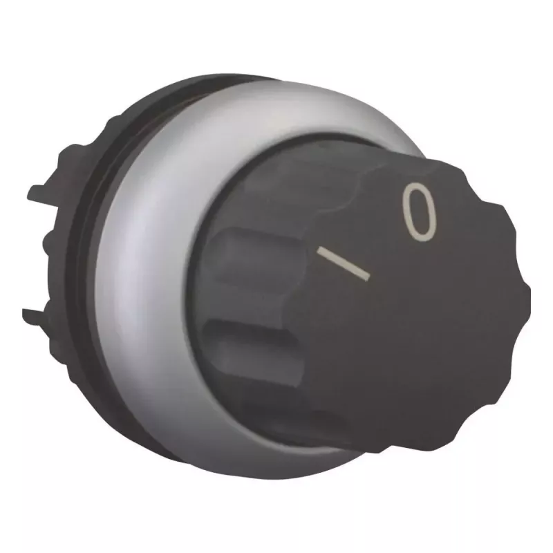 Eaton M22-W Wahlschalter-Betätiger, Frontring Kunststoff, Schwarz
