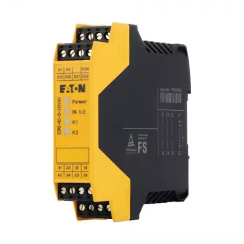 Eaton ESR5-NO-31-230VAC Sicherheitsrelais, 230V AC, 3 NO Sicherheitskontakte, 1 NC Hilfskontakt, DIN-Schiene 119380