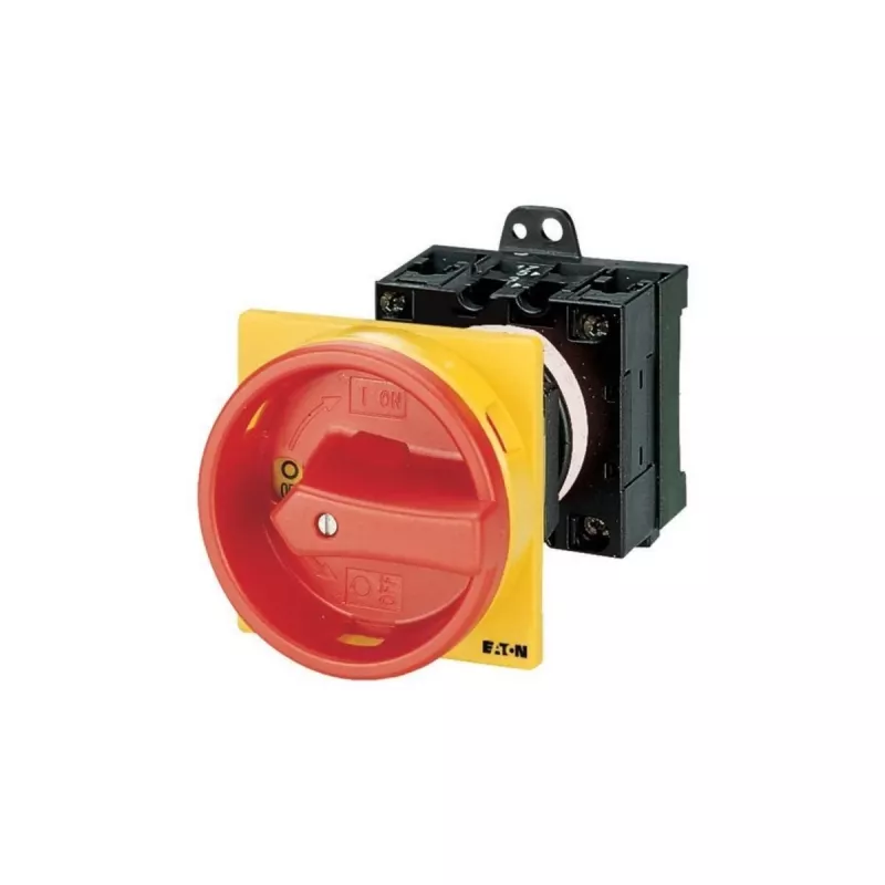 Eaton T0-2-1/V/SVB abschließbarer Nockenschalter 20 A 1-polig 90° Rot/Gelb