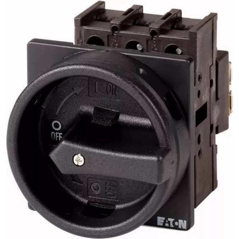Eaton P1-25/EA/SVB-SW 3-poliger Hauptschalter, 25 A, IP65, Schwarz 048365