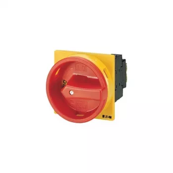 Eaton P1-25/EA/SVB/N Hauptschalter, Not-Aus, 3-polig + N, 25 A, 690 V AC, IP65, Aufputzgehäuse, Rot/Gelb 081587
