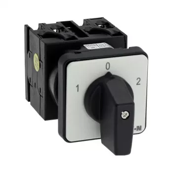 Eaton T0-3-8401/E 3-poliger EIN-AUS-Drehschalter, 20 A, 690 V AC, schwarzer Griff, Frontplattenmontage 091047