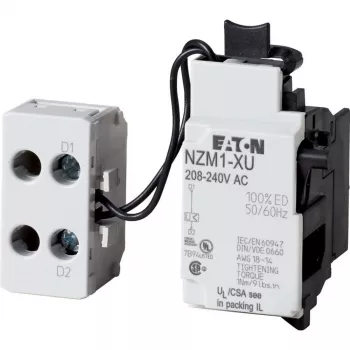 Eaton Unterspannungsauslöser mit seitlich montiertem Klemmenblock für NZM1-Leitungsschutzschalter (259442)