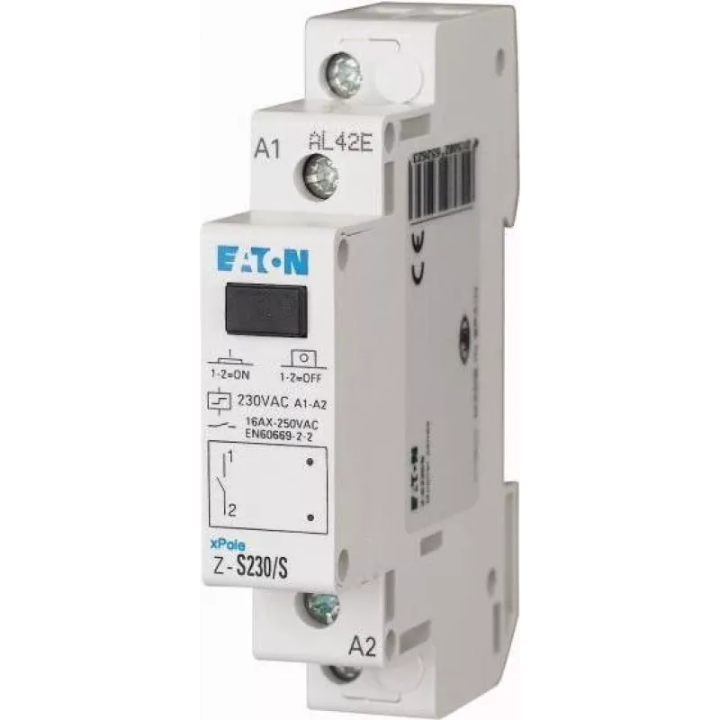 Eaton Z-S230/S Mini-Schütz 2NO 230V AC 20A DIN-Schiene 265262
