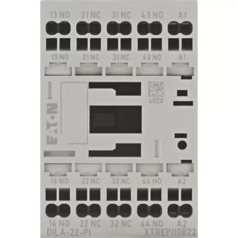 EATON DILA-22(24VDC)-PI Hilfsschütz, 24 V DC Spule, 2NO+2NC, Push-in-Anschlüsse 199218