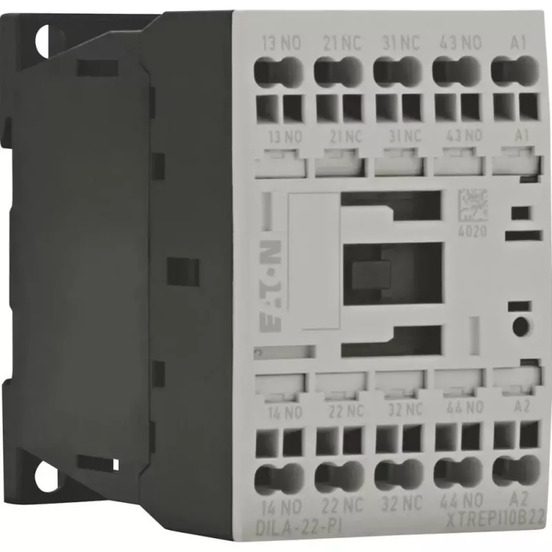EATON DILA-22(24VDC)-PI Hilfsschütz, 24 V DC Spule, 2NO+2NC, Push-in-Anschlüsse 199218