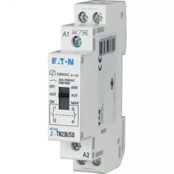 Eaton Z-TN24/SS Impulsschalter, DIN-Schiene, 2 NO + 1 NC, 20 A, 24 V AC/DC Y7-267976