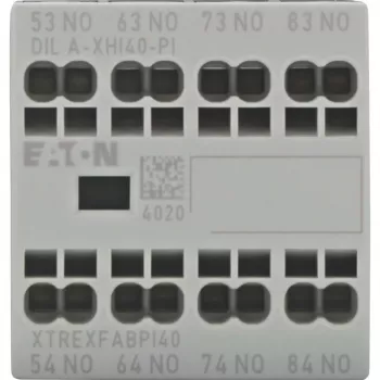 Eaton DILA-XHI40-PI Hilfskontaktblock, 4 Schließer, Frontmontage, Push-in-Klemmen 199317