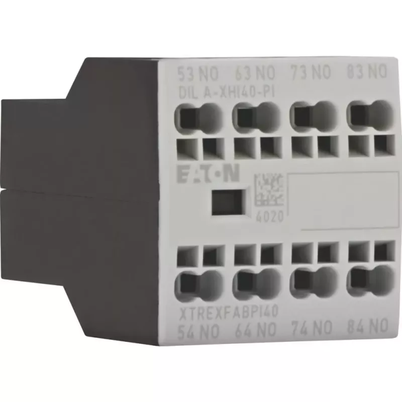 Eaton DILA-XHI40-PI Hilfskontaktblock, 4 Schließer, Frontmontage, Push-in-Klemmen 199317