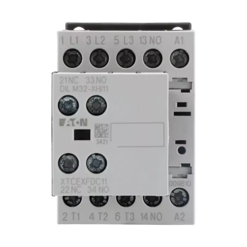 Eaton DILM9-21 Leistungsschütz 3-polig 4kW 400V AC Spule 230V 50Hz 2NO+1NC 276760