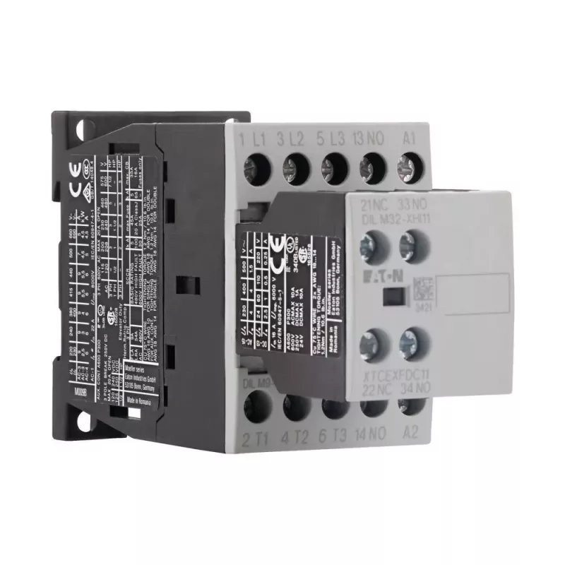 Eaton DILM9-21 Leistungsschütz 3-polig 4kW 400V AC Spule 230V 50Hz 2NO+1NC 276760