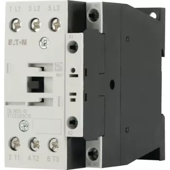 Eaton DILM25-10(RDC24) Leistungsschütz, 3-polig, 25 A, 24-27 V DC Spule, 1 NO Hilfskontakt 277146