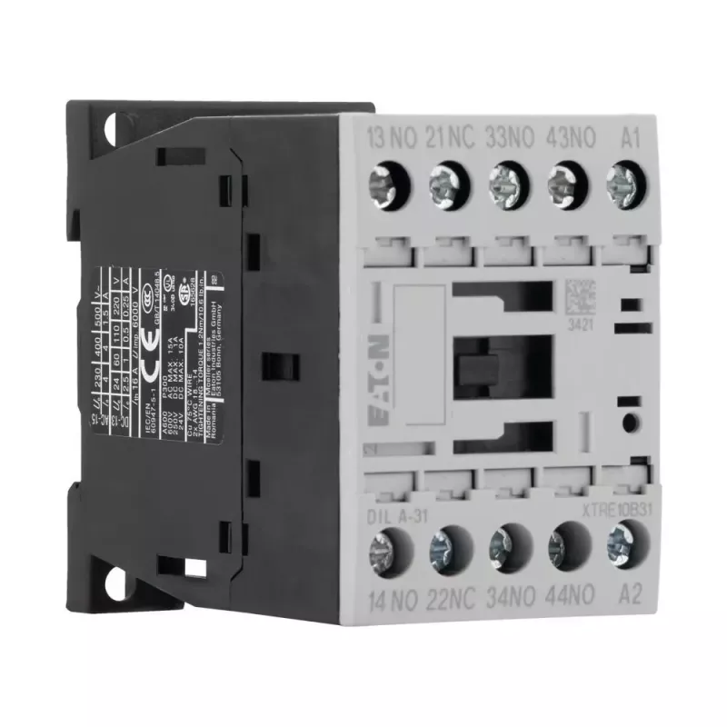 Eaton DILA-31 Hilfsschütz 24 VDC 3 NO + 1 NC Schraubklemmen 1,6 kW