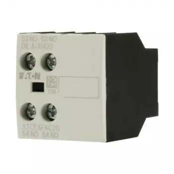 Eaton DILA-XHI20 Hilfskontaktblock, 45 mm Breite, Schwarz/Weiß, -25 bis 60 °C 276422