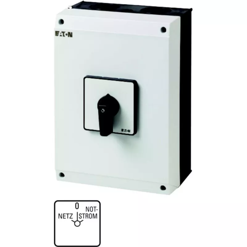 Eaton T5-4-8902/I5 4-poliger Hauptschalter 63 A, Schwarz/Weiß 207214