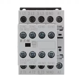 Eaton DILM9-32 Leistungsschütz, 3-polig, 9 A, 230 V AC Spule, 1 NO Hilfskontakt, IP20 276795