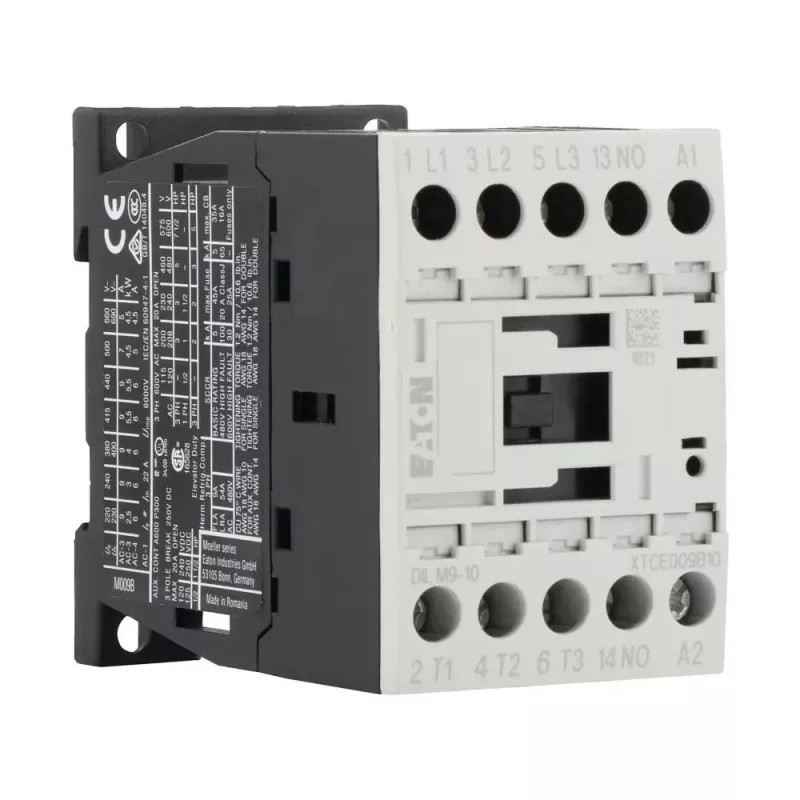 Eaton DILM9-10 230V 50/60Hz Leistungsschütz, 3-polig, 9A, 1NO, IP20 276698