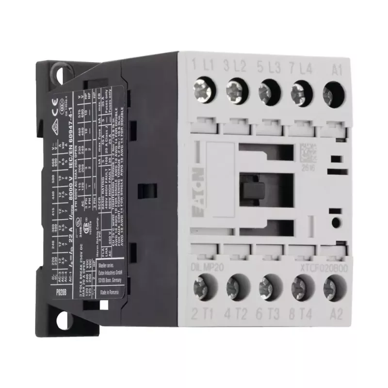Eaton DILMP20 4-poliger Schütz 20A AC-1 230V 50/60Hz 276978