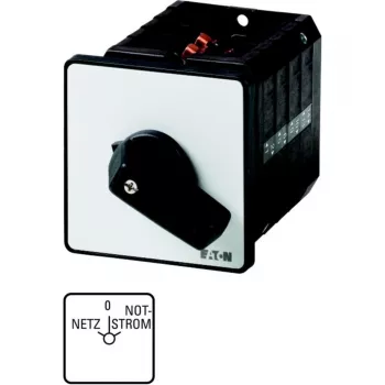 Eaton T5B-4-8902/E 4-poliger Drehschalter, 32 A, 690 V AC, Schwarz/Weiß 207430