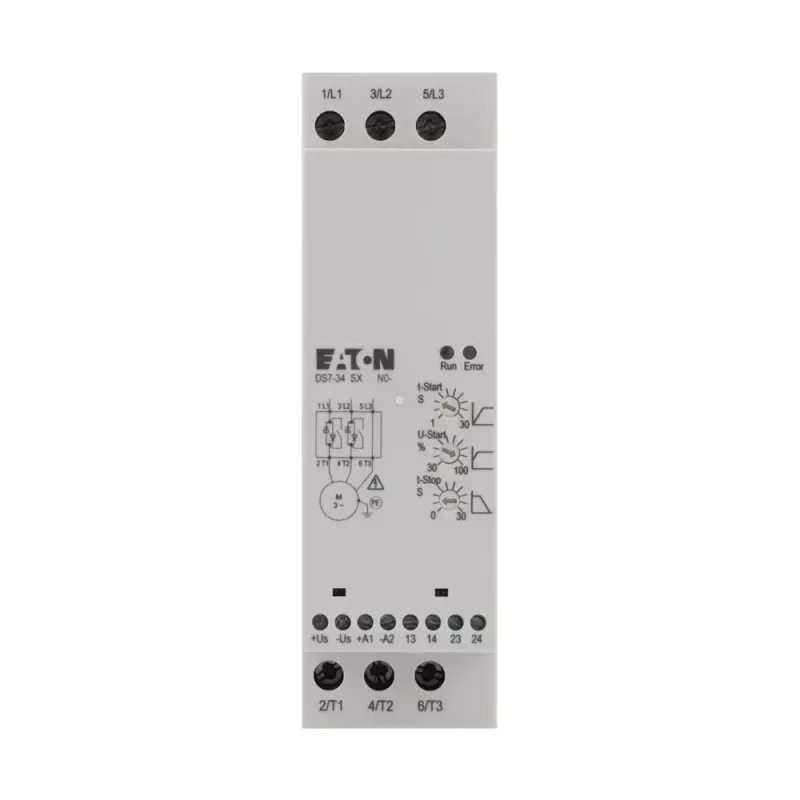 Eaton DS7-340SX016N0-N Sanftstarter, Schwarz/Grau