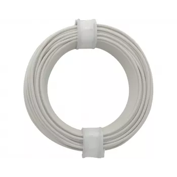 Donau Elektronik 118-5 Litze 1 x 0,14 mm² Weiß 10 m