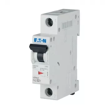 Eaton FAZ-S2/1 Leitungsschutzschalter 2-polig 1 A Typ S 10 kA 278607