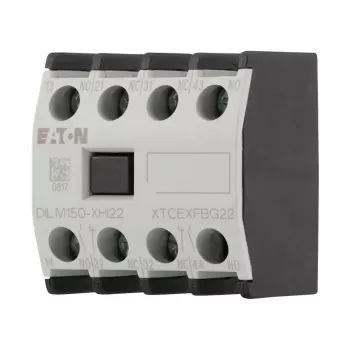 Eaton DILM150-XHI22 Hilfskontaktblock, 2NO+2NC, Frontmontage, Schraubklemmen 277950
