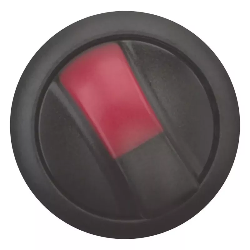 Eaton M22S-WLKV-R Wahlschalter-Antrieb, 2-Positionen rastend, schwarzer Drehknopf, Kunststoff-Frontring 284399