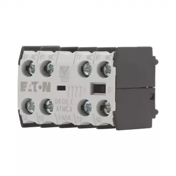 EATON 04DILE Hilfskontaktblock, 4 NC, zwangsgeführt, Frontmontage, für DILM7-DILM38 Schütze 010256