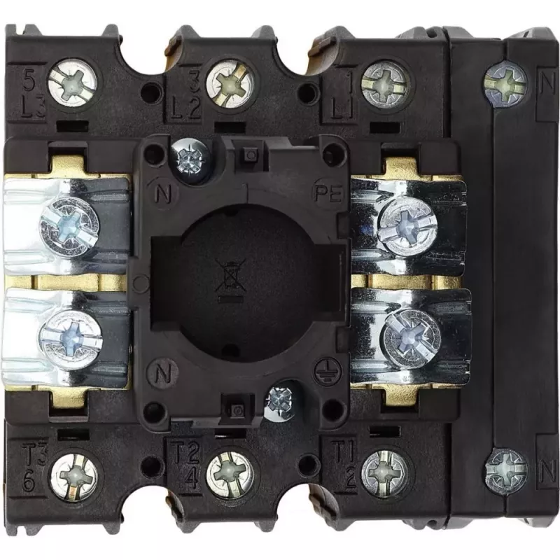 Eaton P3-63/EA/SVB/N Hauptschalter 3-polig 63A Rot/Gelb 010398