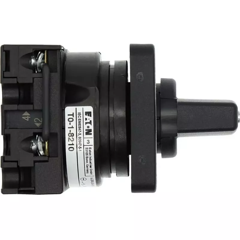 Eaton T0-1-8210/E Kippschalter 1-polig Schwarz Metallisch 012742