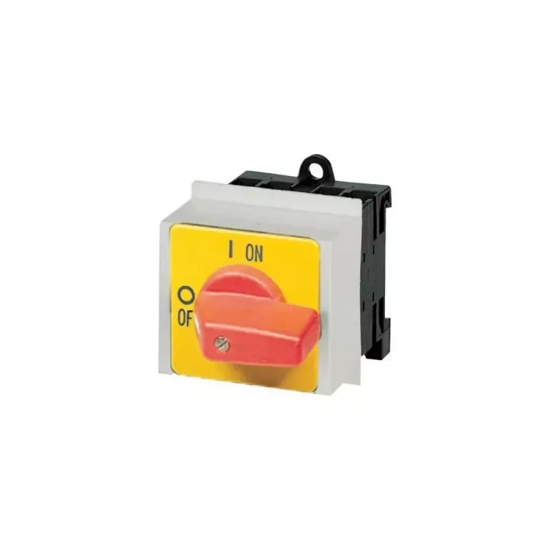 Eaton P1-25/IVS-RT Hauptumschalter 3-polig 25A I-0-II Frontplattenmontage Schwarz 013140
