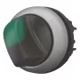Eaton M22 Drehantrieb, 3-Positionen, rastend, schwarzer Knopf mit silberner Blende 284395